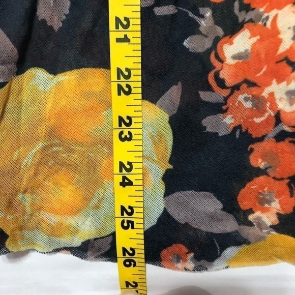 Daisy & Clover Floral Fit & Flare Top Medium Women - Picture 7 of 7